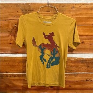 Yellow Graphic Short Sleeve Tee